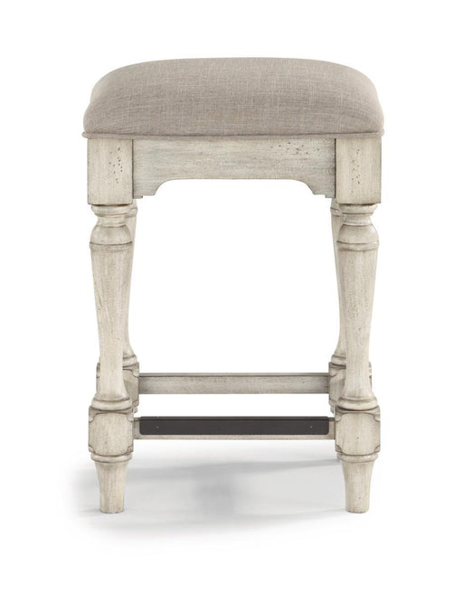 Flexsteel Wynwood Plymouth Bar Stool in Gray (Set of 2) - Holmwood's Furniture & Design Center (Somersworth, NH)