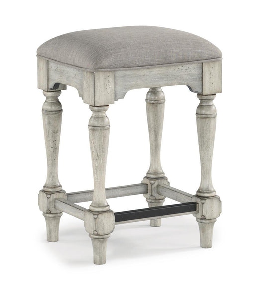 Flexsteel Wynwood Plymouth Bar Stool in Gray (Set of 2) - Holmwood's Furniture & Design Center (Somersworth, NH)