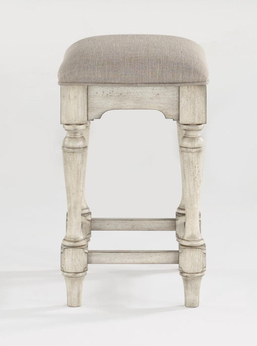Flexsteel Wynwood Plymouth Bar Stool in Gray (Set of 2) - Holmwood's Furniture & Design Center (Somersworth, NH)