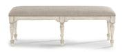Flexsteel Wynwood Plymouth Bench in Gray - Holmwood's Furniture & Design Center (Somersworth, NH)