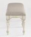 Flexsteel Wynwood Plymouth Bench in Gray - Holmwood's Furniture & Design Center (Somersworth, NH)