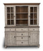 Flexsteel Wynwood Plymouth Buffet with Hutch in Two-Toned - Holmwood's Furniture & Design Center (Somersworth, NH)