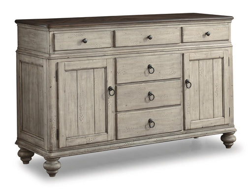 Flexsteel Wynwood Plymouth Buffet in Two-Toned - Holmwood's Furniture & Design Center (Somersworth, NH)