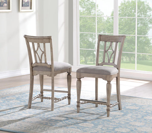 Flexsteel Wynwood Plymouth Counter Chair (Set of 2) in Gray - Holmwood's Furniture & Design Center (Somersworth, NH)