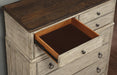 Flexsteel Wynwood Plymouth Drawer Chest in Whitewash Wood - Holmwood's Furniture & Design Center (Somersworth, NH)