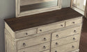 Flexsteel Wynwood Plymouth Dresser in Whitewash Wood - Holmwood's Furniture & Design Center (Somersworth, NH)