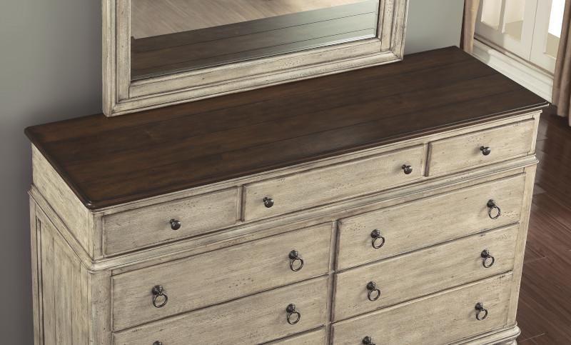 Flexsteel Wynwood Plymouth Dresser in Whitewash Wood - Holmwood's Furniture & Design Center (Somersworth, NH)