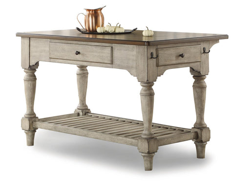 Flexsteel Wynwood Plymouth Kitchen Island in Two-Toned - Holmwood's Furniture & Design Center (Somersworth, NH)