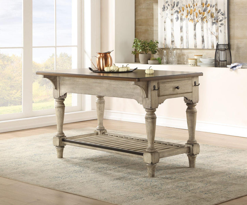 Flexsteel Wynwood Plymouth Kitchen Island in Two-Toned - Holmwood's Furniture & Design Center (Somersworth, NH)