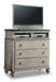 Flexsteel Wynwood Plymouth Media Chest in Whitewash Wood - Holmwood's Furniture & Design Center (Somersworth, NH)