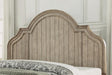 Flexsteel Wynwood Plymouth Queen Panel Bed in Whitewash Wood - Holmwood's Furniture & Design Center (Somersworth, NH)