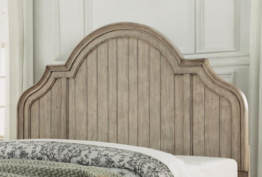 Flexsteel Wynwood Plymouth King Panel Bed in Whitewash Wood - Holmwood's Furniture & Design Center (Somersworth, NH)