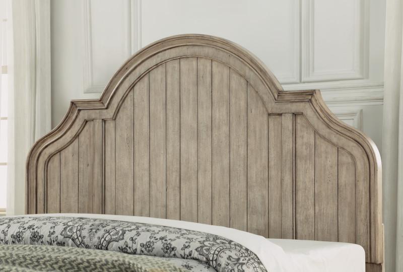 Flexsteel Wynwood Plymouth King Panel Bed in Whitewash Wood - Holmwood's Furniture & Design Center (Somersworth, NH)