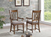 Flexsteel Wynwood Plymouth Upholstered Arm Chair (Set of 2) in Brown - Holmwood's Furniture & Design Center (Somersworth, NH)