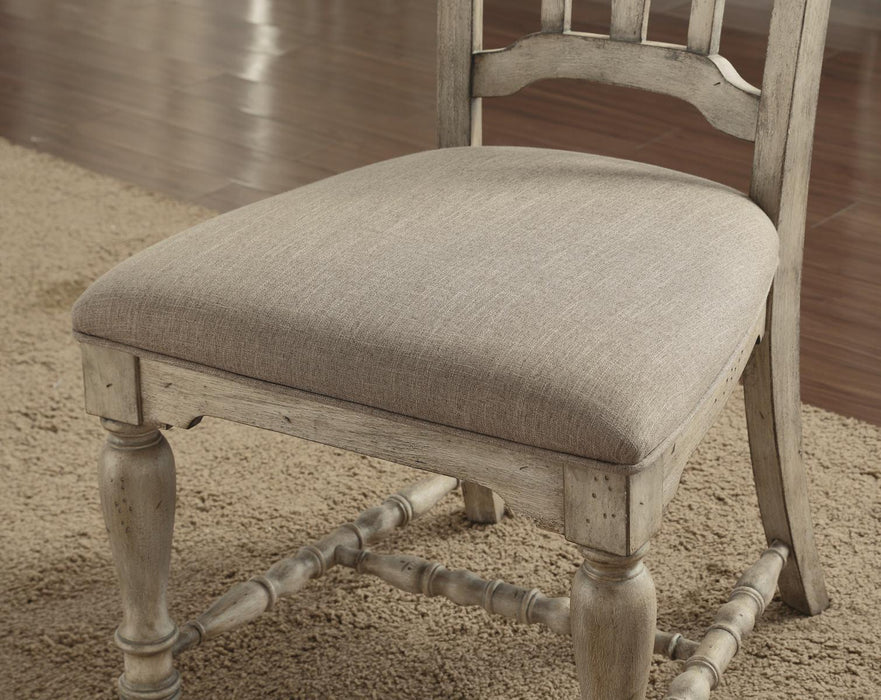 Flexsteel Wynwood Plymouth Upholstered Side Chair (Set of 2) in Gray - Holmwood's Furniture & Design Center (Somersworth, NH)