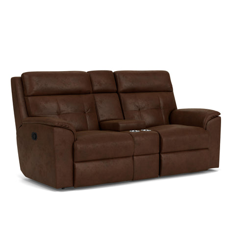 Mason 2804-601 Reclining Loveseat with Console - Holmwood's Furniture & Design Center (Somersworth, NH)
