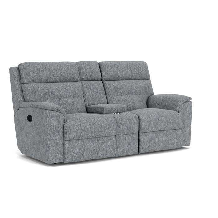 Mason 2804-601 Reclining Loveseat with Console - Holmwood's Furniture & Design Center (Somersworth, NH)