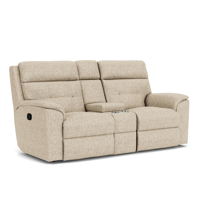 Mason 2804-601 Reclining Loveseat with Console - Holmwood's Furniture & Design Center (Somersworth, NH)