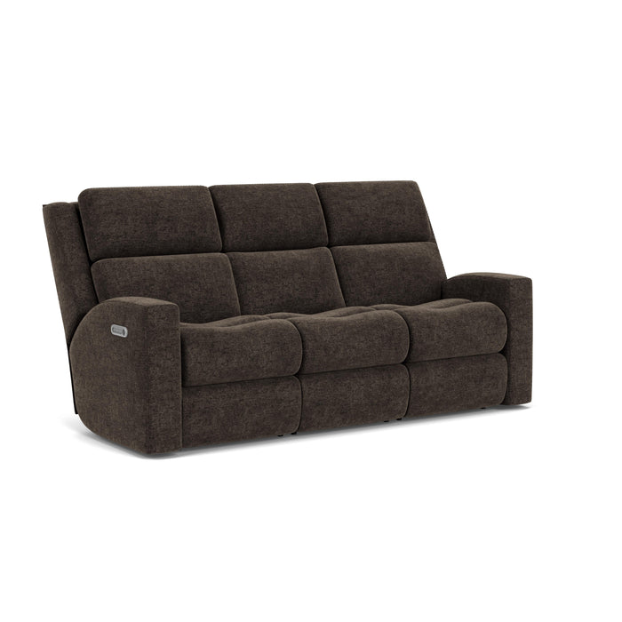 Score 2805-62L Power Reclining Sofa with Power Headrests & Lumbar - Holmwood's Furniture & Design Center (Somersworth, NH)