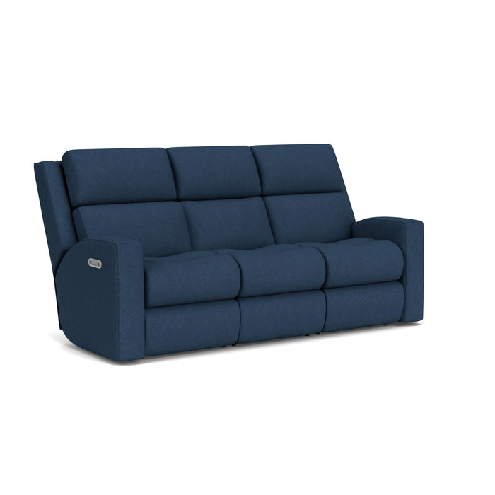 Score 2805-62L Power Reclining Sofa with Power Headrests & Lumbar - Holmwood's Furniture & Design Center (Somersworth, NH)