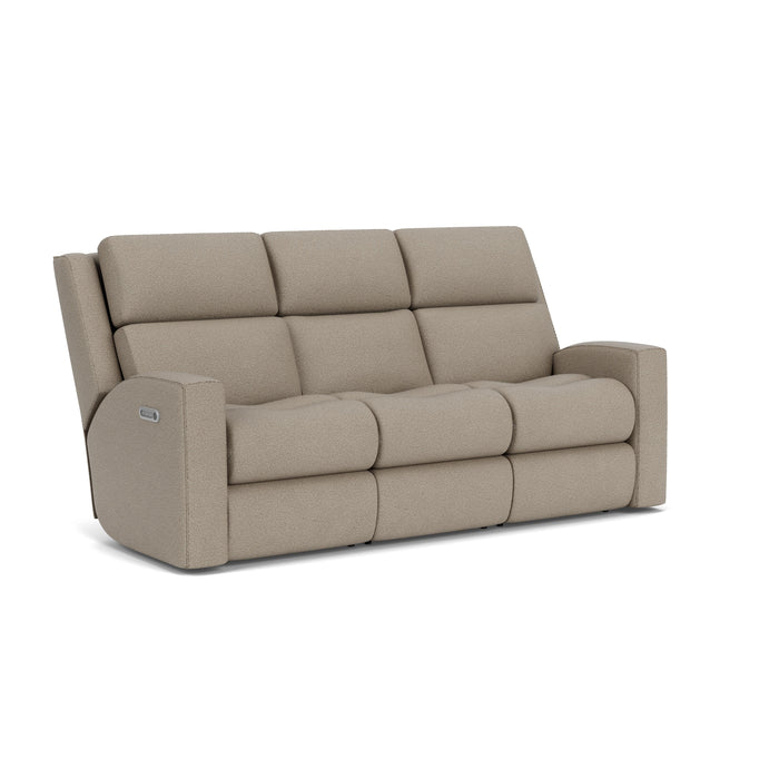 Score 2805-62L Power Reclining Sofa with Power Headrests & Lumbar - Holmwood's Furniture & Design Center (Somersworth, NH)