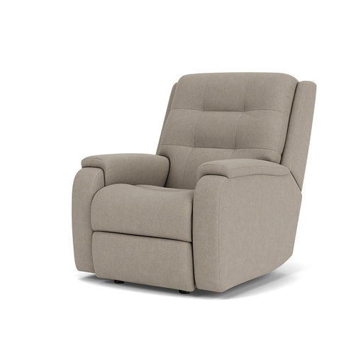 Arlo 2810-51L Power Rocking Recliner with Power Headrest & Lumbar - Holmwood's Furniture & Design Center (Somersworth, NH)