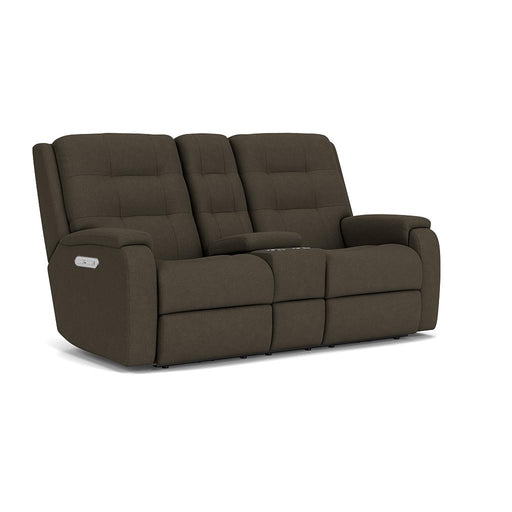 Arlo 2810-601H Power Reclining Loveseat with Console & Power Headrests - Holmwood's Furniture & Design Center (Somersworth, NH)
