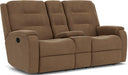 Arlo 2810-601 Reclining Loveseat with Console - Holmwood's Furniture & Design Center (Somersworth, NH)