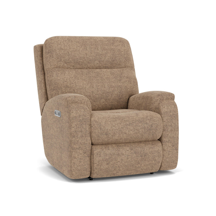 Penn 2860-51L Power Rocking Recliner with Power Headrest & Lumbar - Holmwood's Furniture & Design Center (Somersworth, NH)
