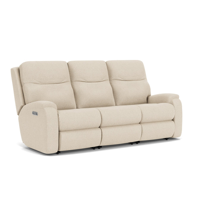 Penn 2860-62L Power Reclining Sofa with Power Headrests & Lumbar - Holmwood's Furniture & Design Center (Somersworth, NH)