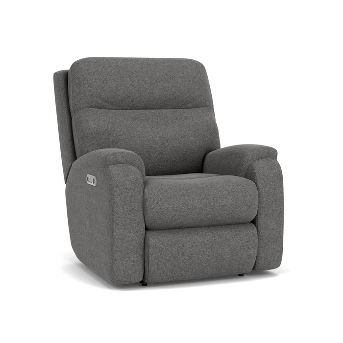 Penn 2860-51L Power Rocking Recliner with Power Headrest & Lumbar - Holmwood's Furniture & Design Center (Somersworth, NH)