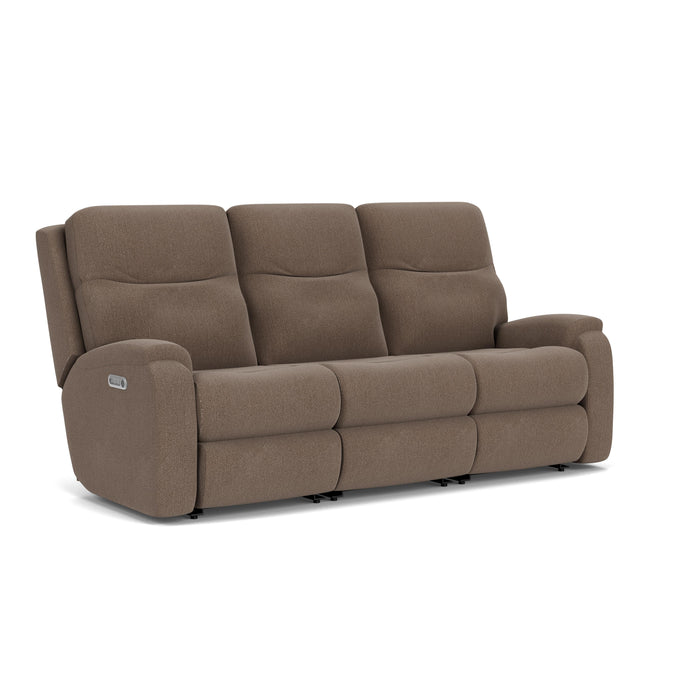 Penn 2860-62L Power Reclining Sofa with Power Headrests & Lumbar - Holmwood's Furniture & Design Center (Somersworth, NH)