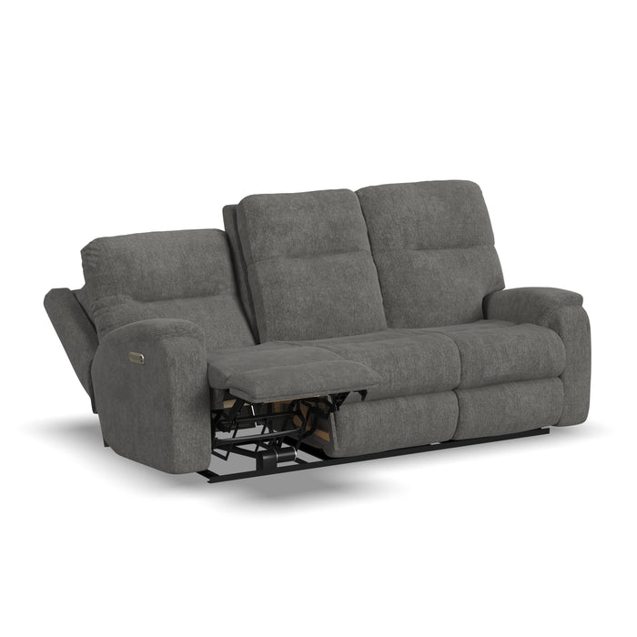 Penn 2860-62L Power Reclining Sofa with Power Headrests & Lumbar - Holmwood's Furniture & Design Center (Somersworth, NH)