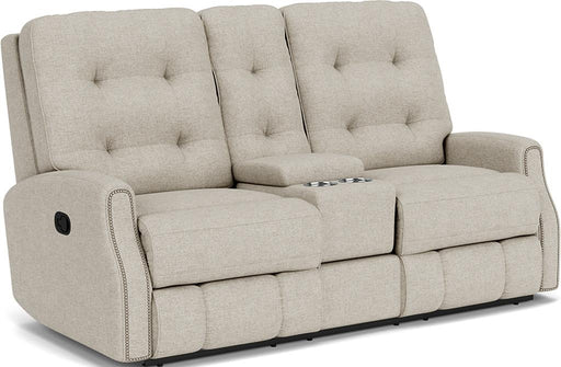 Devon 2881-601 Reclining Loveseat with Console - Holmwood's Furniture & Design Center (Somersworth, NH)