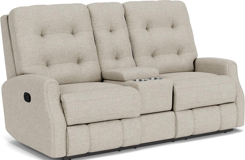 Devon 2882-601 Reclining Loveseat with Console - Holmwood's Furniture & Design Center (Somersworth, NH)