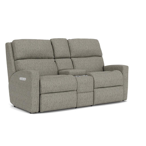 Catalina 2900-601H Power Reclining Loveseat with Console & Power Headrests - Holmwood's Furniture & Design Center (Somersworth, NH)