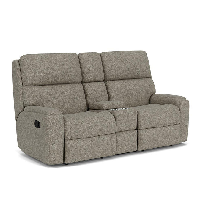 Rio 2904-601 Reclining Loveseat with Console - Holmwood's Furniture & Design Center (Somersworth, NH)