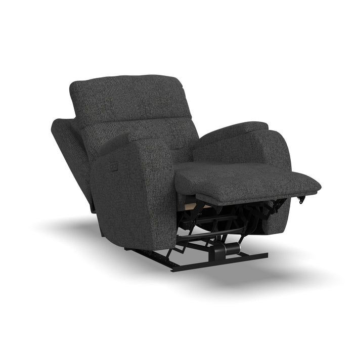 Strait 2906-50H Power Recliner with Power Headrest - Holmwood's Furniture & Design Center (Somersworth, NH)