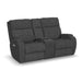 Strait 2906-601H Power Reclining Loveseat with Console & Power Headrests - Holmwood's Furniture & Design Center (Somersworth, NH)