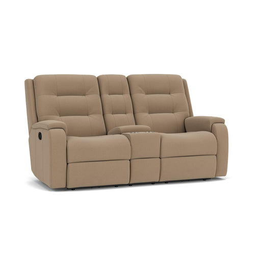 Arlo 3810-601 Reclining Loveseat with Console - Holmwood's Furniture & Design Center (Somersworth, NH)