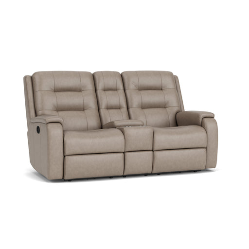 Arlo 3810-601 Reclining Loveseat with Console - Holmwood's Furniture & Design Center (Somersworth, NH)