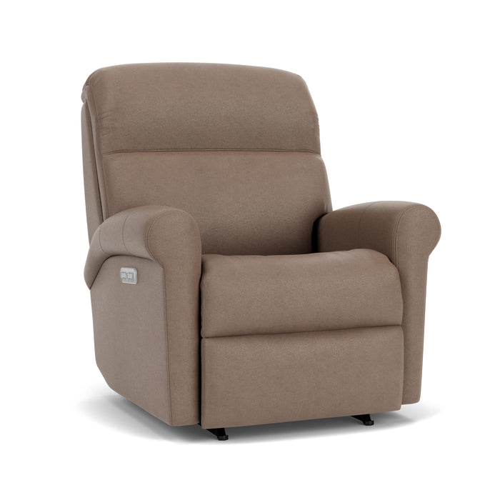 Davis 3902-50H Power Recliner with Power Headrest - Holmwood's Furniture & Design Center (Somersworth, NH)