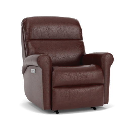 Davis 3902-51H Power Rocking Recliner with Power Headrest - Holmwood's Furniture & Design Center (Somersworth, NH)