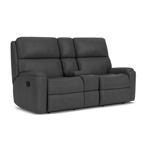 Rio 3904-601 Reclining Loveseat with Console - Holmwood's Furniture & Design Center (Somersworth, NH)