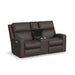 Score B3805-601L Power Reclining Loveseat with Console & Power Headrests & Lumbar - Holmwood's Furniture & Design Center (Somersworth, NH)