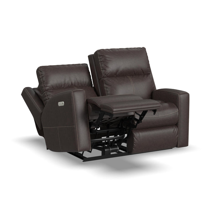 Score B3805-60L Power Reclining Loveseat with Power Headrests & Lumbar - Holmwood's Furniture & Design Center (Somersworth, NH)
