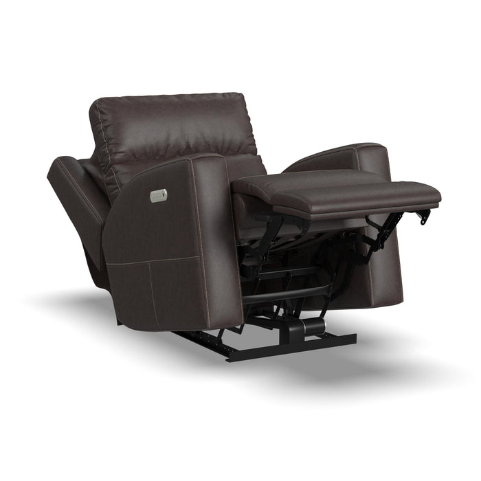 Score B3805-50L Power Recliner with Power Headrest & Lumbar - Holmwood's Furniture & Design Center (Somersworth, NH)
