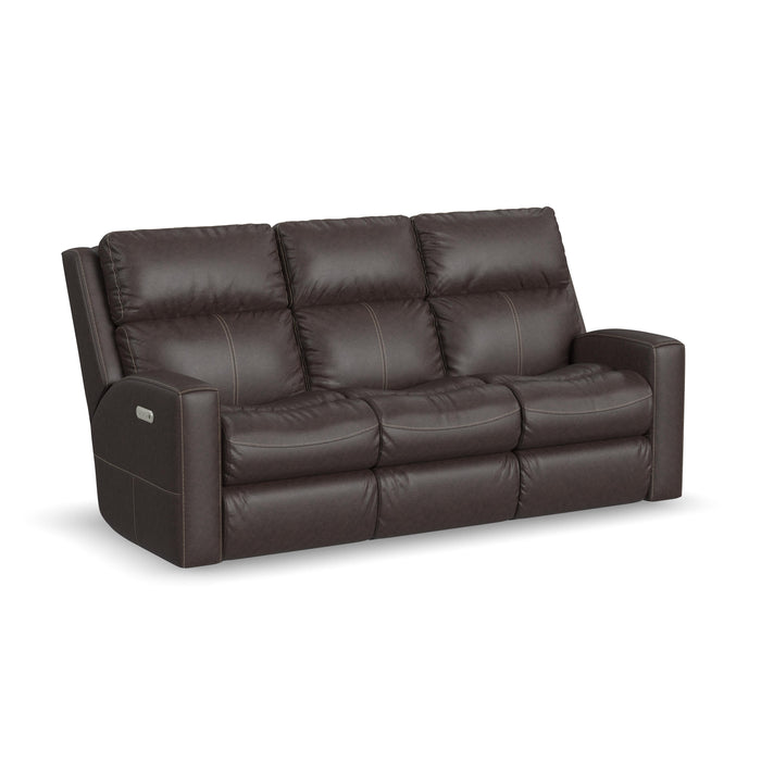 Score B3805-62L Power Reclining Sofa with Power Headrests & Lumbar - Holmwood's Furniture & Design Center (Somersworth, NH)