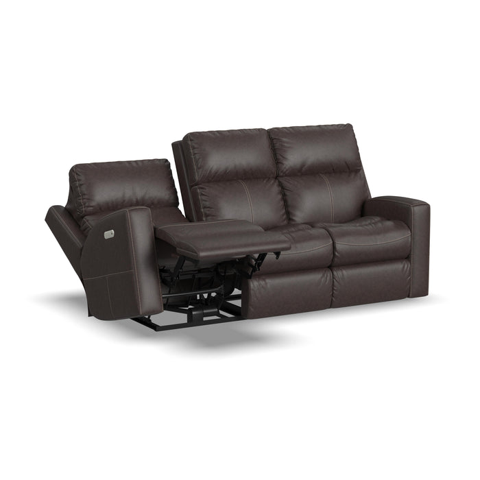 Score B3805-62L Power Reclining Sofa with Power Headrests & Lumbar - Holmwood's Furniture & Design Center (Somersworth, NH)