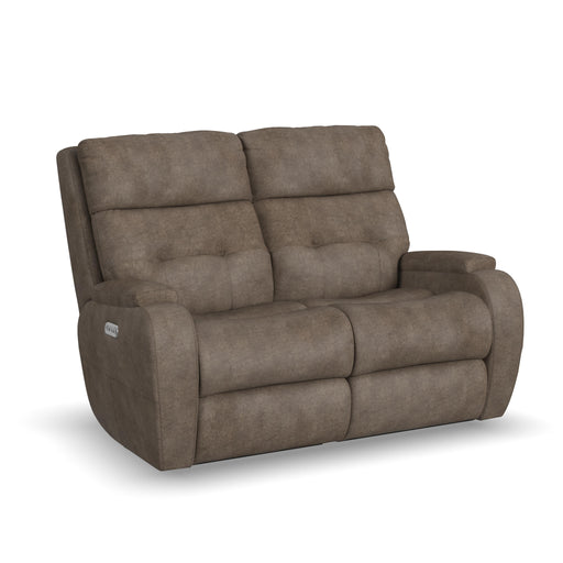 Strait B3906-60H Power Reclining Loveseat with Power Headrests - Holmwood's Furniture & Design Center (Somersworth, NH)